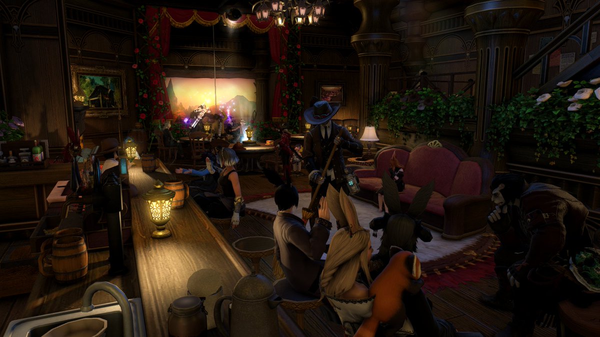 Hot diggity HOWDY! 🌟

Thank again to those who swung by tonight! We hope we helped y'all find some rest and respite, even briefly! 🤠

See y'all next opening! 🍻

#FFXIV #FFXIVRP #FF14 #ElementalDC #HighNSaloon #HousingEden #FFXIVHousing #FF14SS #GPOSERS
