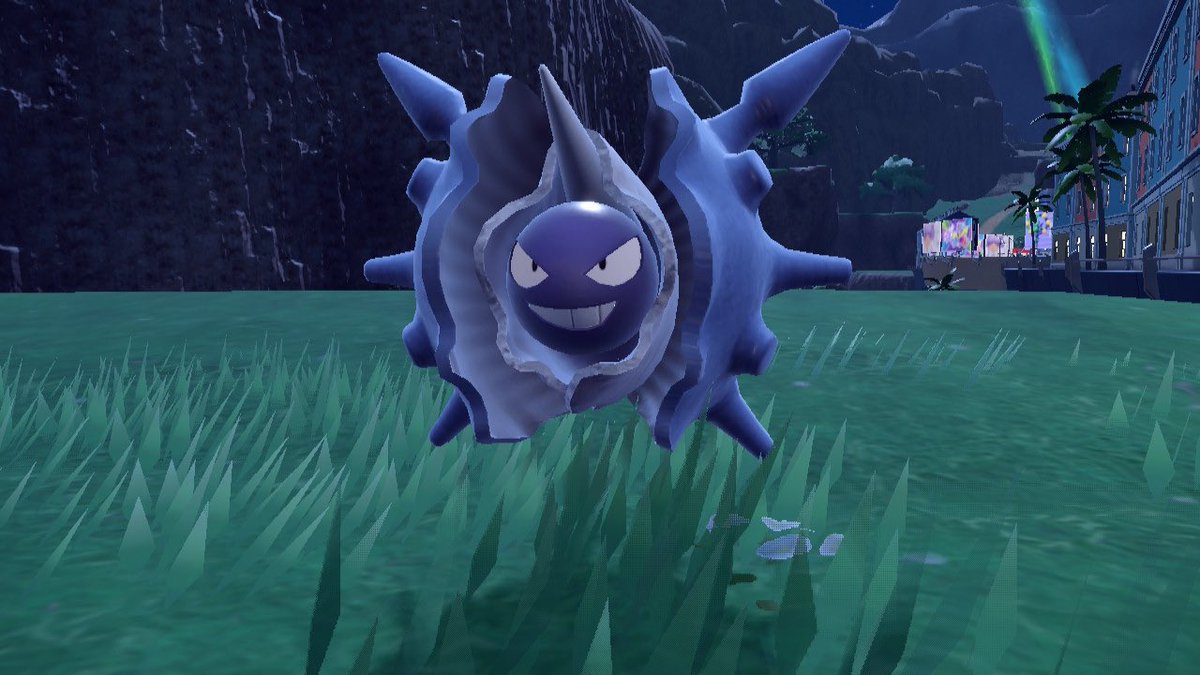 ⌘ パルシェン色違い シェルダーから進化 色の違いがよくわからんです