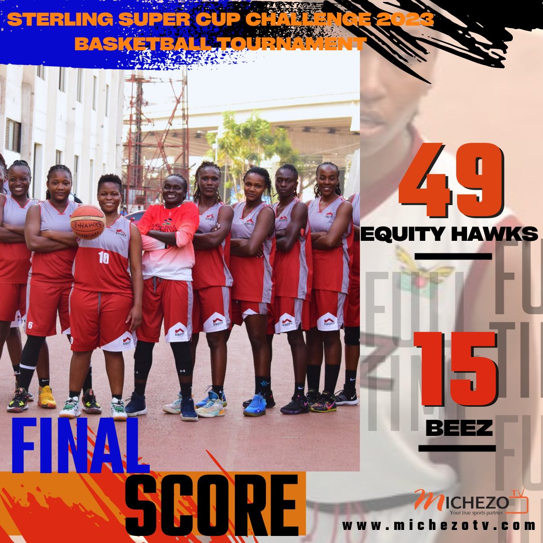 michezo254's tweet photo. Equity Hawks soar high, defeating UON Beez 49-15 in Sterling Super Cup 2023 Day 3. #SterlingSuperCup2023 https://t.co/Tl1T5azQvF