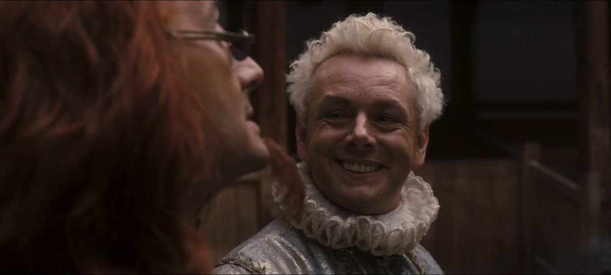 don't mind me just adoring aziraphale's heart eyes that he gives to his husband every time when he looks at him