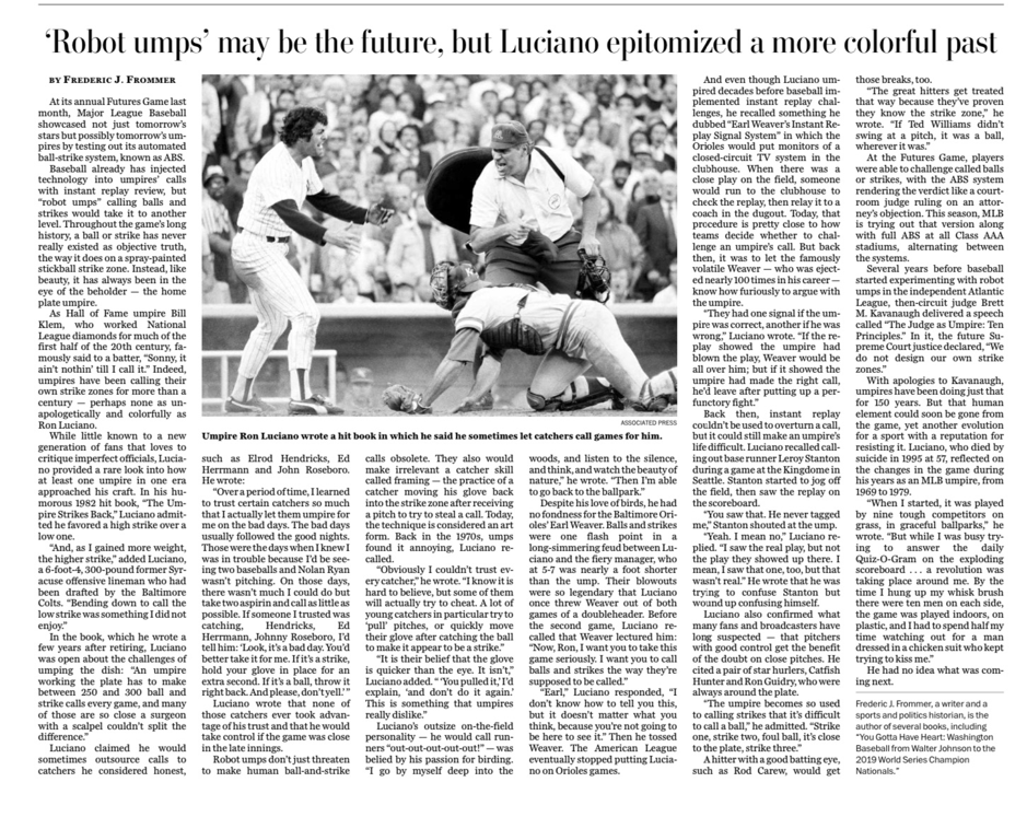 From today's Washington Post. an ump from another era ... <a href="/ETNpalattella/">Ed Palattella</a> <a href="/NBA_NewYork/">New York Basketball</a>