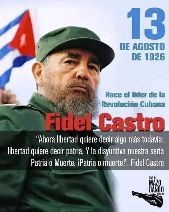 pavon_carbonell's tweet photo. En el aniversario 97 del natalicio de nuestro Comandante en Jefe Fidel Castro Ruz no sólo 🇨🇺 lo recordamos , seguimos su ejemplo y enseñanzas porque #FidelViveEntreNosotros https://t.co/XJgFkXiPgj