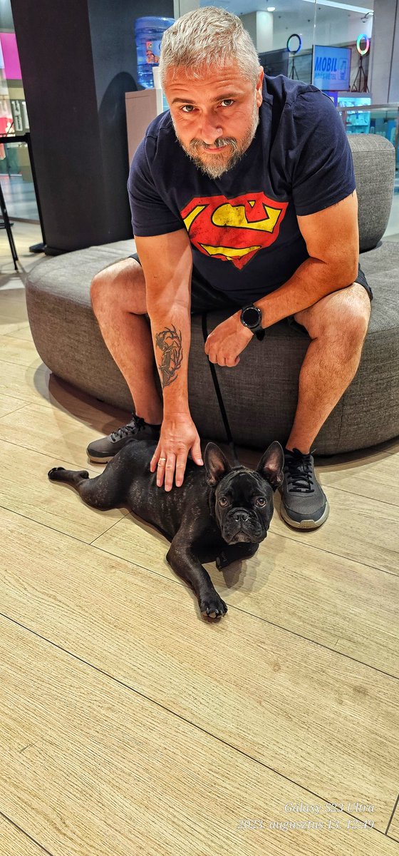 brumollis's tweet photo. Yoda és én🐶#cool #strenght #bodybuilding
#fitness #muscle #athletics #sport
#calisthenics #fit #edzés #tattoo
#crossfit #health #purenatural
#mood #tattooed #trainings
#kettlebell #aerob #workout
#holiday #trip #tattooideas #travel #dog #frenchbulldog #cutedog https://t.co/B6sSXYP8gH
