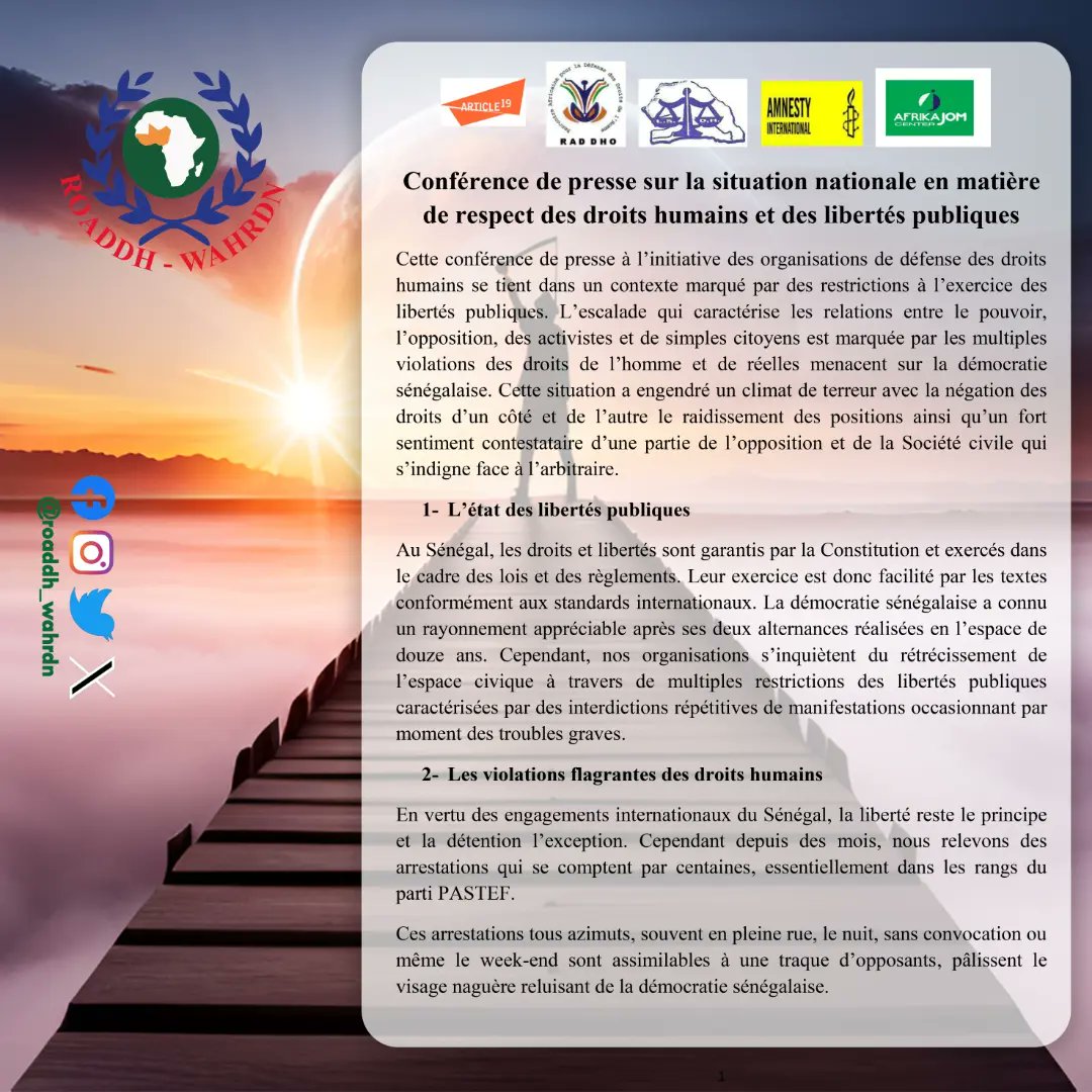West African Human Rights Defenders Network tweet media