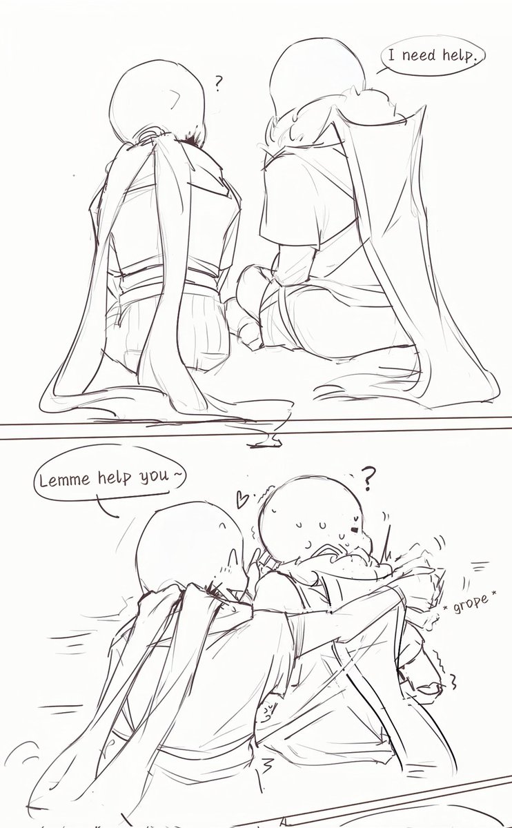 donut_repost's tweet photo. #Underverse 
but it's a flirting version(?)
#搬运noname的作品 
#authorizedrepost 
This is the work of Nomame：https://t.co/yvIin3hvan https://t.co/VVXrfVfNs4