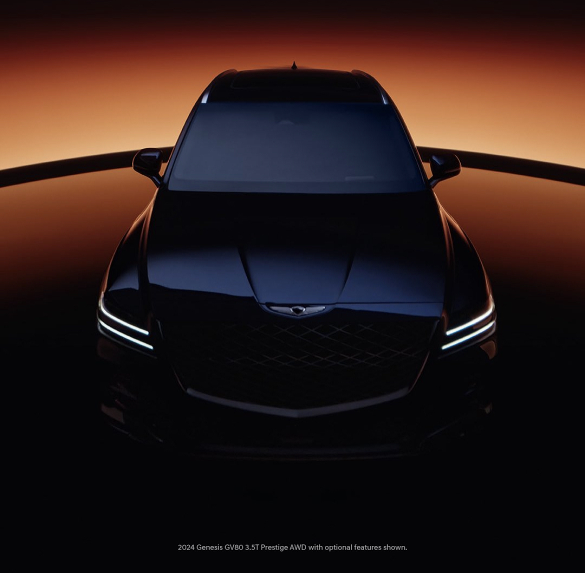 The lines swoop and cut across the body of the vehicle, emphasizing dynamic motion, as if the GV80 were to launch forward at any moment. 

Luxe is in the details of the Genesis GV80. buff.ly/3DWXlhP