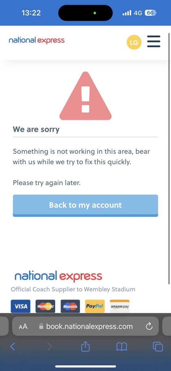 LSynisty's tweet photo. @nxcare Hi, I’m trying to change my coach ticket and I keep getting an error. Please can you help?

I have tried to DM you but it didn’t work. Please DM me first.

Thanks!

Here’s the error: https://t.co/eCWwBKKUWr