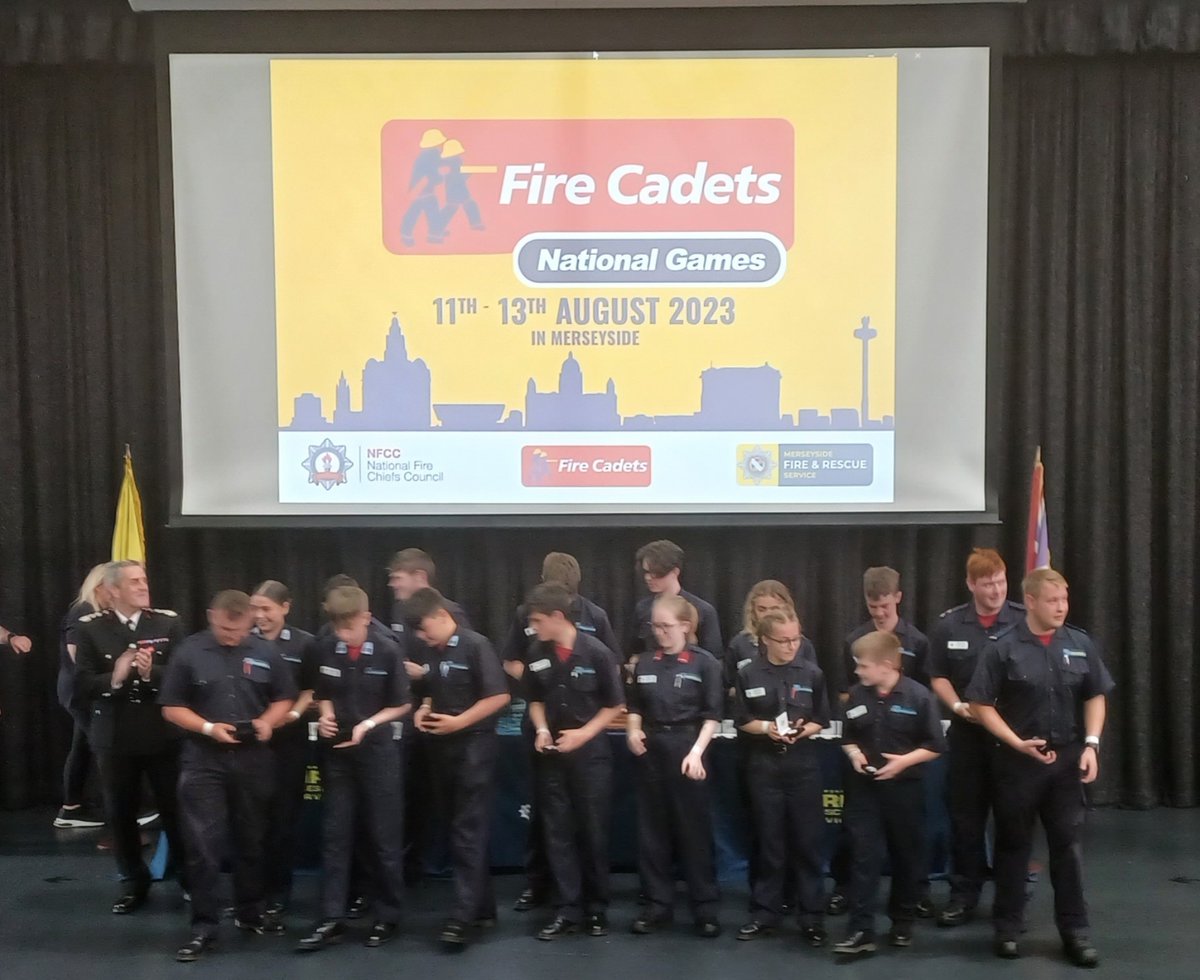 CheshFireCadets's tweet photo. Massive well done to all the Cadets who participated in the 2023 Fire Cadets National Games and huge thanks to our Cadet Leaders for the support and dedication they give. https://t.co/gdxrUf5R7p