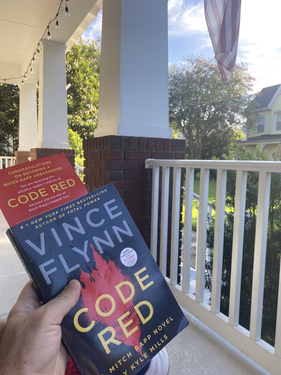 Man! #MitchRappIsBack 
@VinceFlynncom #CodeRed by @KyleMillsAuthor is superb. On sale soon (9-12-22) definitely one of the best reads of 2023! #MustRead 
⭐️⭐️⭐️⭐️⭐️
@BestThrillBooks @TheRealBookSpy @Duells06 @CREWbookreviews @MTW_2021 @EmilyBestler