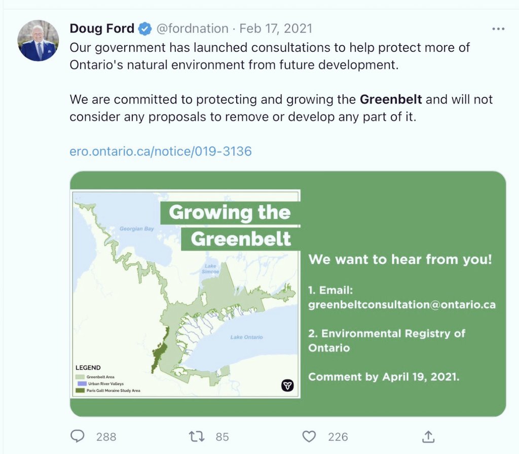 JanetLBryant's tweet photo. @Gasp4Change @nytimes #HandsOffTheGreenbelt
#NATUREequalsLIFE
#DougFordIsALiar
#DougFordIsACriminal
#DougFordIsCorrupt
#HoldFordAccountable
#DougFordMustResign
#CorruptionIsCorruption
#InvestigateDougFord
#InvestigateCPC
@rcmpgrcpolice
@RCMPONT
@JohnFraserOS
@MikeSchreiner
@maritstiles https://t.co/mx8TtueyfC