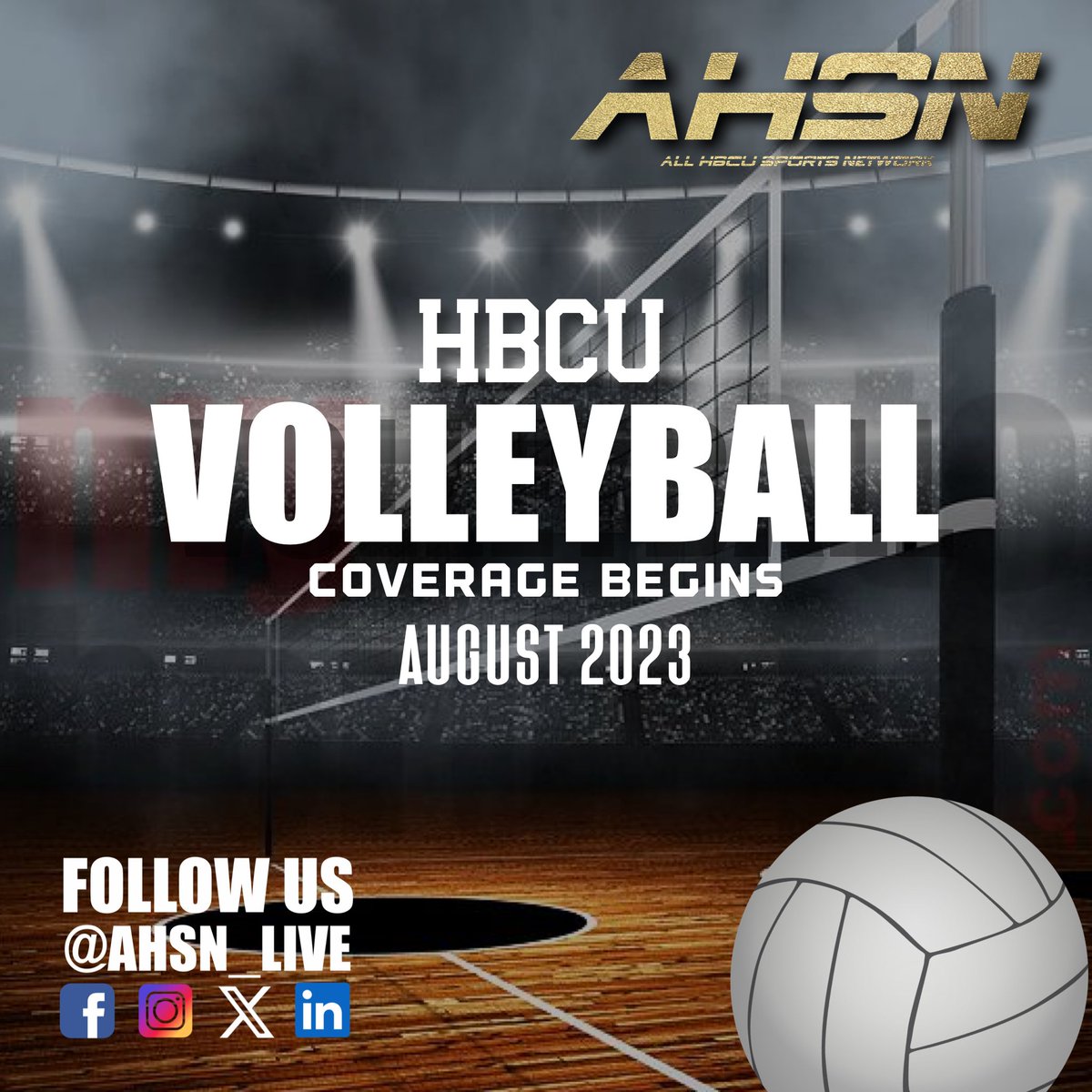 AHSN_Live's tweet photo. “HBCU VolleyBall is here!  The top players compete every week. Don’t miss these incredible athletes as they leave it all on the line. #HBCUvolleyball #HBCU https://t.co/swkV2RneEJ