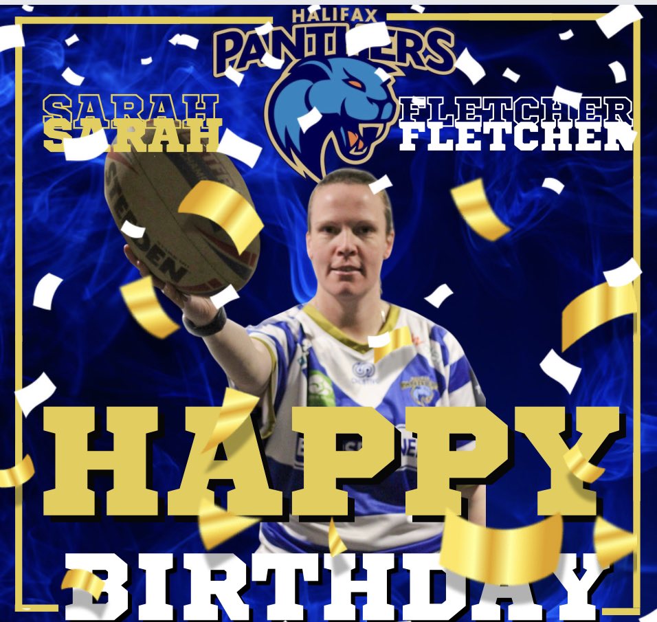 Happy birthday to our Vice Captain Sarah.

Hope you have the best day 🏉