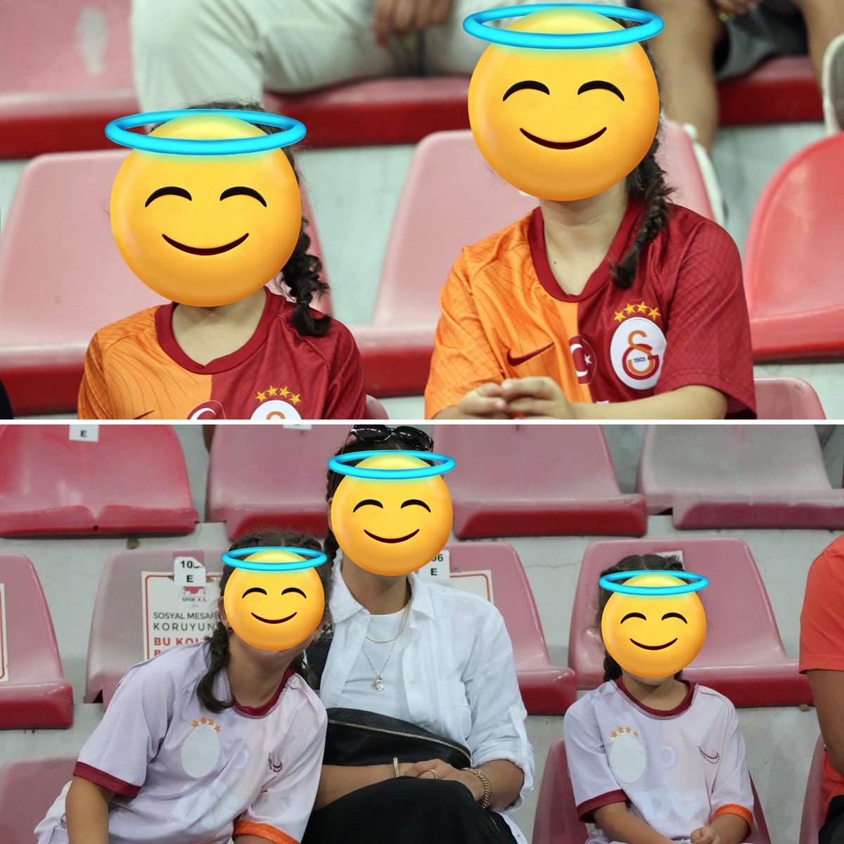 Görülen iki fotoğraf arasında ciddi şekilde sorgulanması gereken konular bulunmaktadır. Fanatizm ve futbol terörünü bir kenara bırakıp, ne zaman dostluk ve kardeşlik içinde olmayı başarabileceğimizi düşünüyorsunuz? #KYSvGS #Futbol