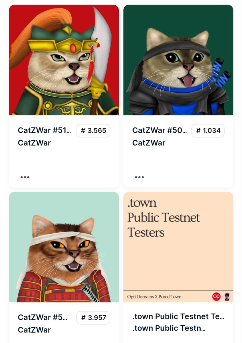 just minted my CatZWar from <a href="/CatzWarrior/">Catz Warrior</a> collection whitelisted from holding #baseofbored from <a href="/BoredTownNFT/">𝙱𝙾𝚁𝙴𝙳 𝚃𝙾𝚆𝙽 👹</a>