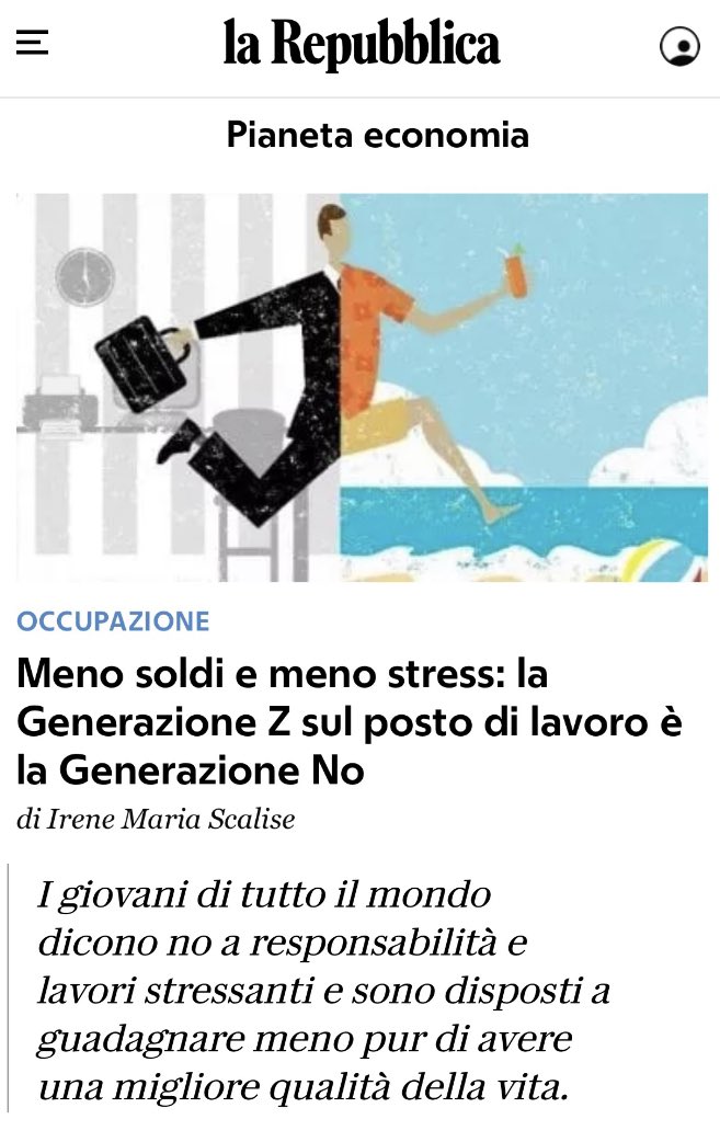 DiTria_R's tweet photo. Dire no a sfruttamento non significa dire no a responsabilità o lavori stressanti. Continua la narrativa dei giovani pigri e nullafacenti, ma quello che chiediamo noi è essere trattati con rispetto https://t.co/sadwRR2nJP