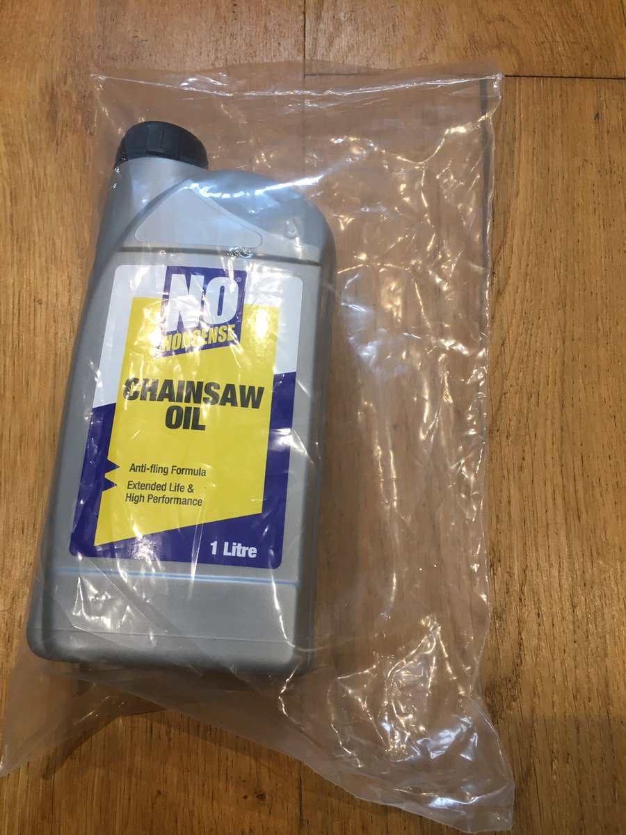 Hi <a href="/Screwfix/">Screwfix</a>, I’d be interested in understanding how wrapping bottles of oil in a plastic bag full of air meets your priorities to provide sustainable packaging and your aim to prevent waste arising from your operations. This seems particularly unnecessary.