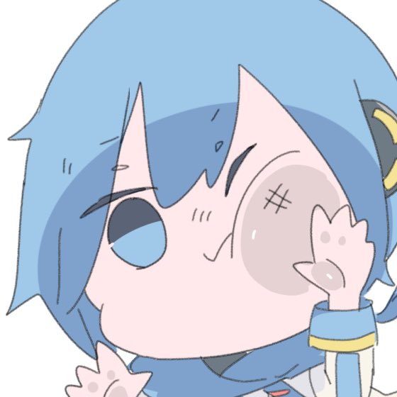 カイト(ボーカロイド) 「なんか画像が見えない」|かまだ@お絵描きダイエッターのイラスト