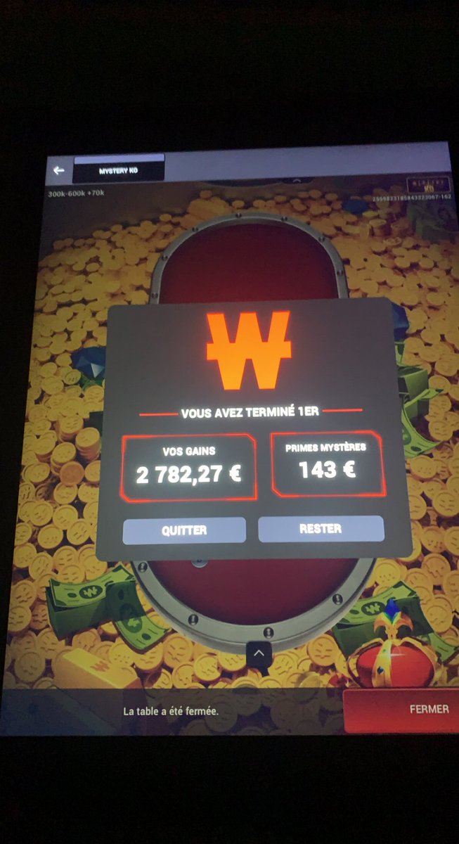 Un an s'est écoulé depuis ma victoire sur ce tournoi mystery KO 20€. Cette photo représente bien plus qu'un moment gagnant, c'est ma source de confiance 

#PokerMotivation 

#VersDeNouveauxSuccès