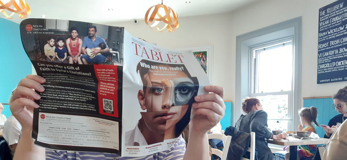singingjane3's tweet photo. Sunday brunch on a fine summer's day in Dublin 3, and everybody's reading @NotoriousTIB in @The_Tablet, highly recommended! https://t.co/ITnTUcXrpA