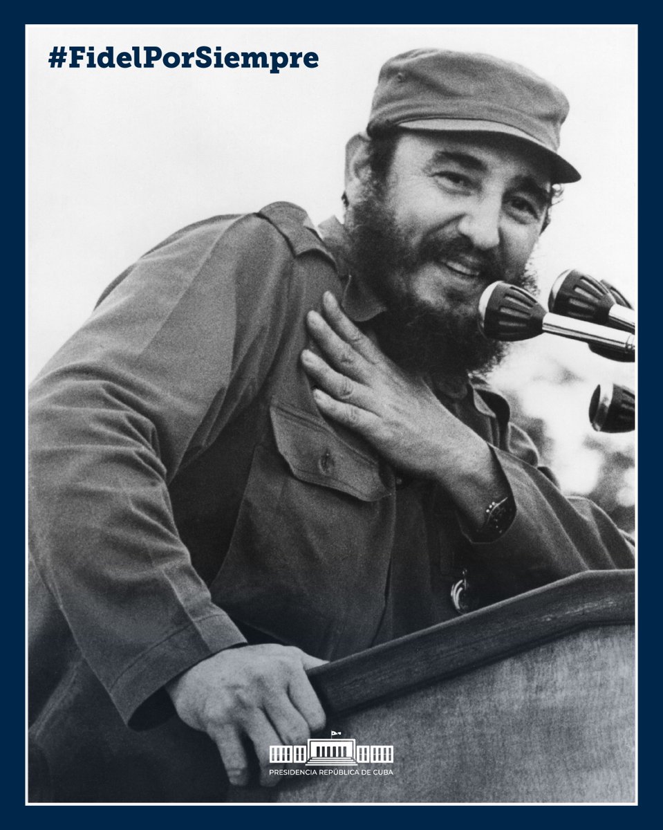 Felicidades #Cuba, porque en su 97 cumpleaños, #FidelVive, nos inspira y compulsa en la batalla cotidiana por conquistar toda la justicia. #FidelPorSiempre 🇨🇺