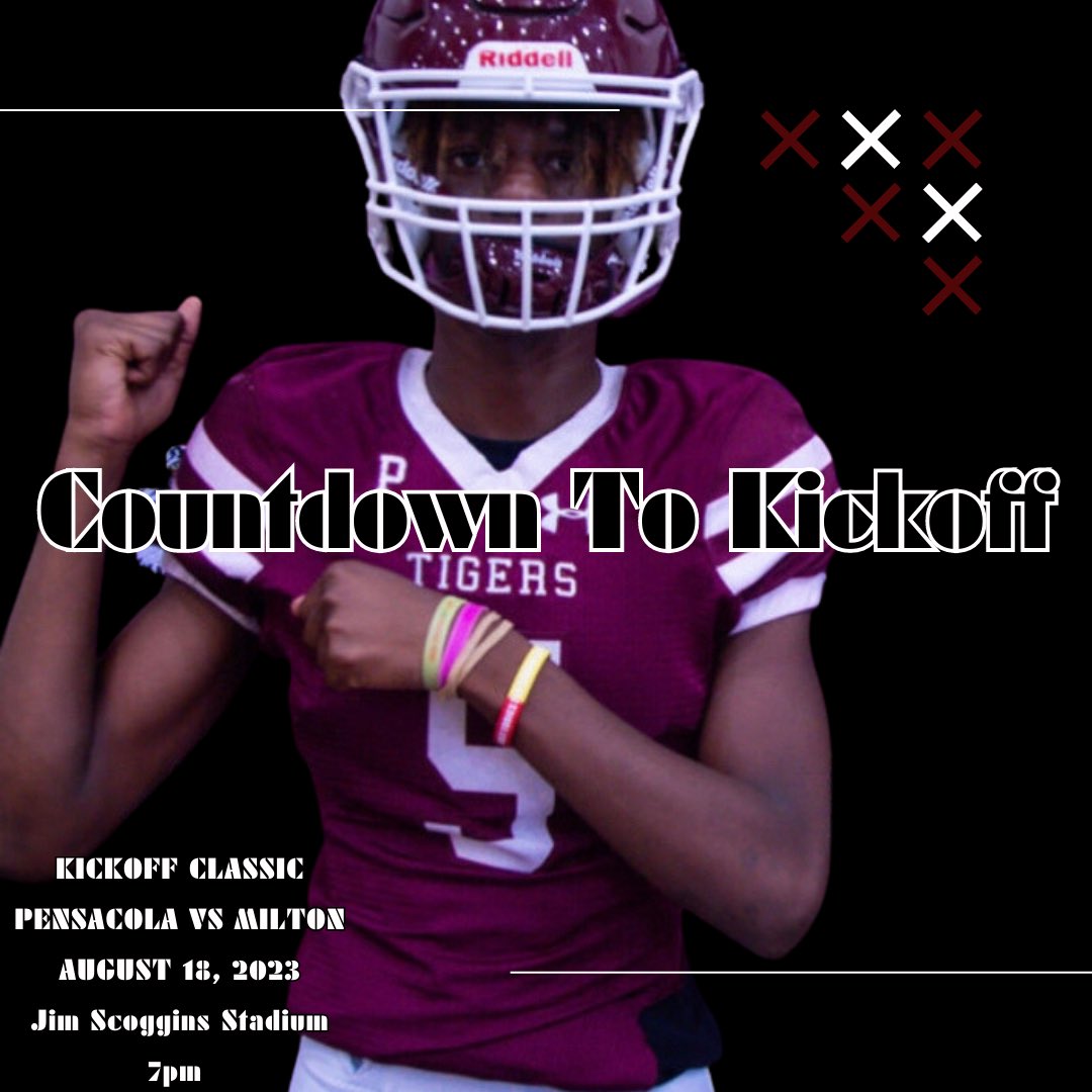 PHS_TigersFB's tweet photo. #KickOffClassicCountdown 

We Are 5 Days From Our Kickoff Classic vs Milton!

Wearing #5 this season for the Tigers, will be Sophomore Defensive Back D’Jaylan “J-Moe” Benjamin.

#AllWork X #EarnTheRight https://t.co/BfsfvIIxii
