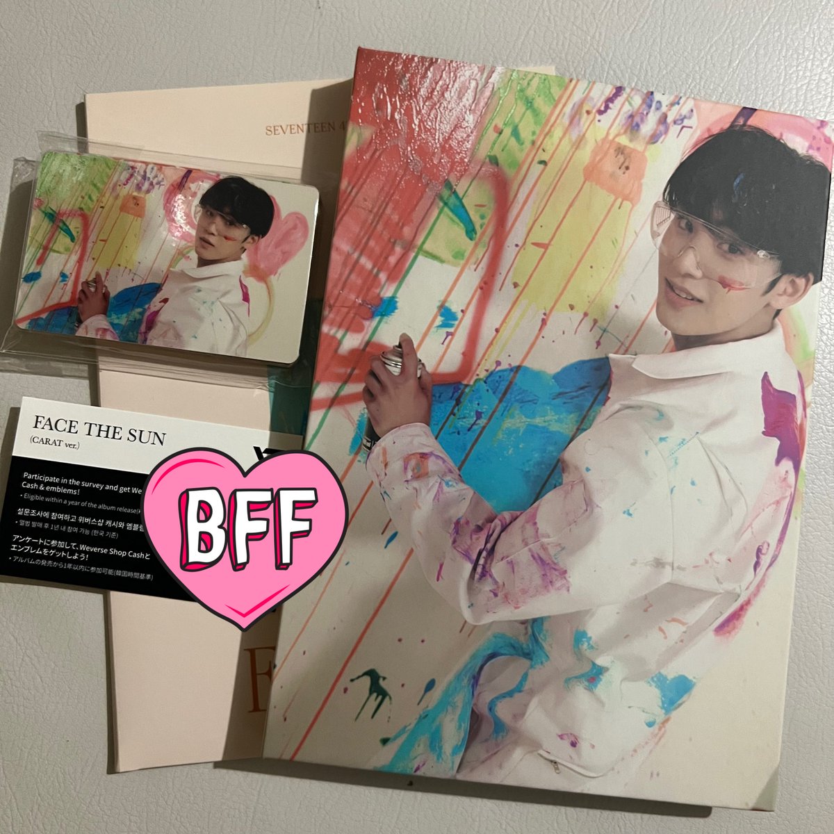 everywon_who's tweet photo. WTS LFB MINGYU FACE THE SUN CARAT VERSION UNSEALED ALBUM

- 300 php
- without rpc
- sco / sdd / direct j&amp;t / meet-up

📍Valenzuela / Marilao Bulacan

t. seventeen svt fts carver https://t.co/R2MAdxreBu