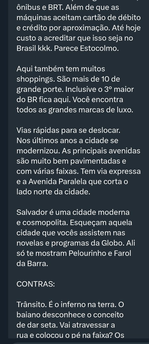 vidaalheiaoff's tweet photo. Esse textão é pra quem está pensando em se mudar pra Salvador, como o amigo da Caixinha dessa semana. 
Todos os prós e contras da cidade de quem mora lá. 
#BajoDicas https://t.co/9biTL9IP3L