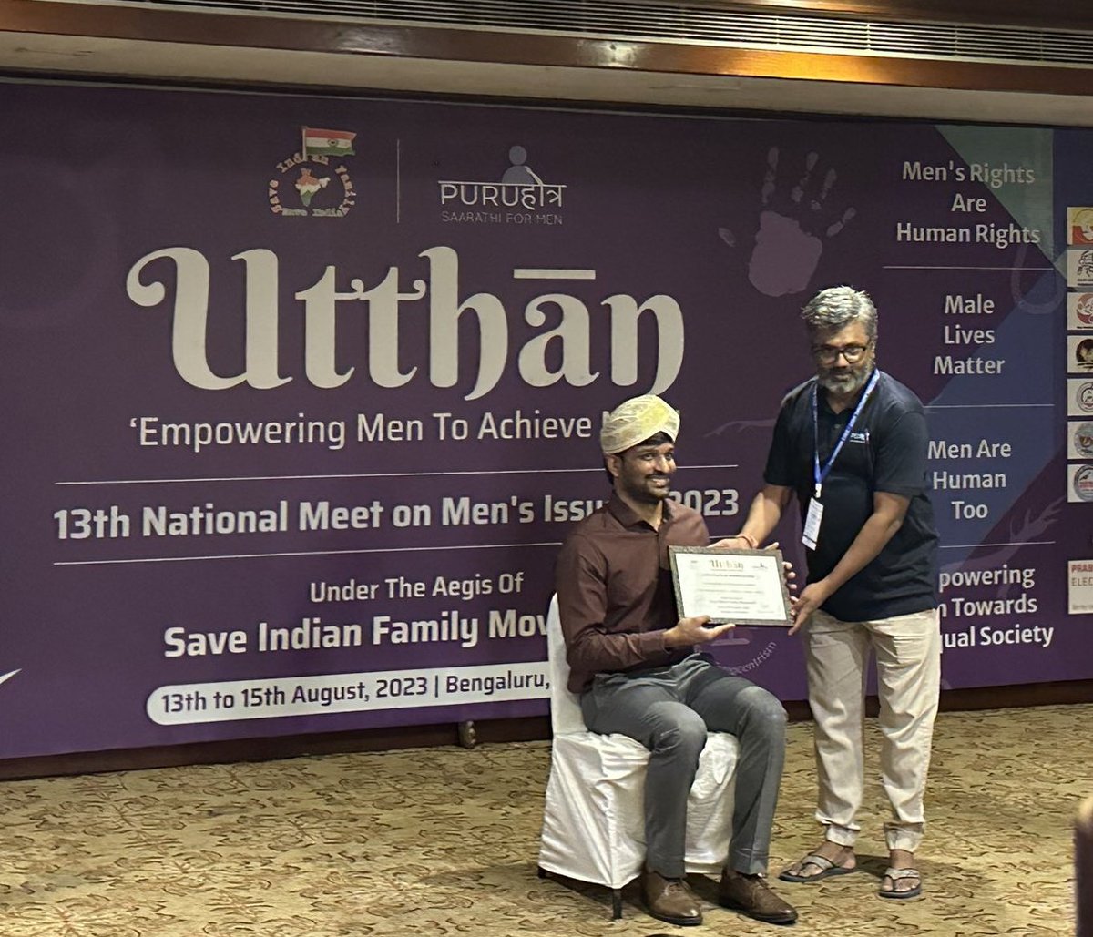 Dr Sitaram , andrologist spoke on #MensHealth during #Utthān, a #SIFMovement event of #13thSIFNationalMeet addressing #Men and their specific health issues. We at Puruhotra, thank you for a wonderful, engaging session with 40+ NGO attending the yearly event.