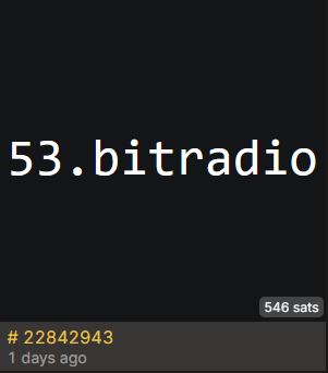 Giving away this sub 100 .bitradio inscription 💥

Empty block ( NO AUDIO INSCRIBED )

Like + RT + Drop your wallet below 👇

Will randomly pick a wallet from the comments 🔥

24HOURS⏲️