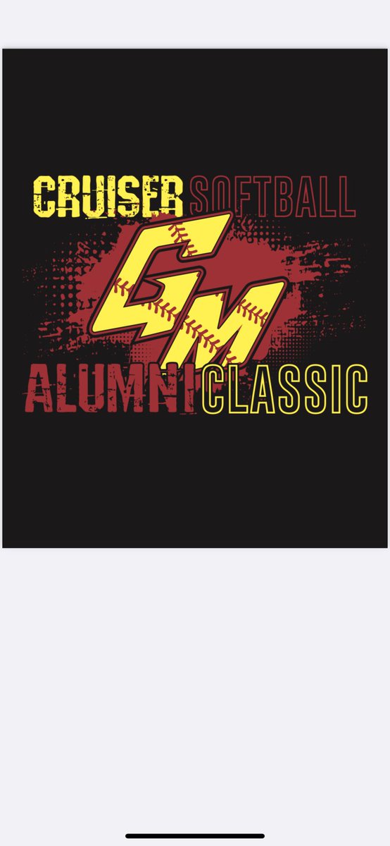 Today’s the day!! Legends of the past return to the fields at GMHS at 5pm to play some softball.  Come out and enjoy Cruiser Pride:  #IGTBAC