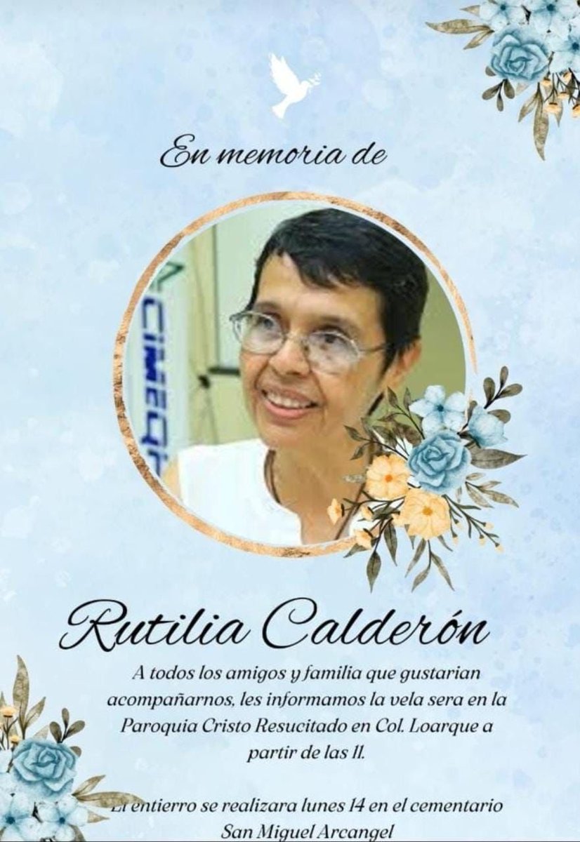 thelma_mejia's tweet photo. Mi querida doctora Calderón, tanto por dar todavía, me cuesta creer que nos ha dejado😞guardo los mejores recuerdos y esas enormes batallas libradas con la CT-UNAH por la reforma universitaria y la educación. Descanse doctora y gracias por todo y tanto🥀🙏😞 https://t.co/OJIu4OhtHN