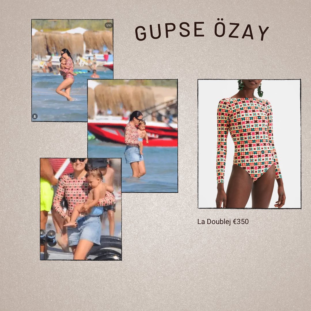 enbualba's tweet photo. #Repost @fashionnn.land
——
@gupseo Gupse Özay’ın plaj stili🏄♀️
#gupseözay #barışarduç #ladoublej #trend #fashion #plajstili #ünlülernegiyiyor #yazmodasi #surfsuit https://t.co/9bMyzH21WK