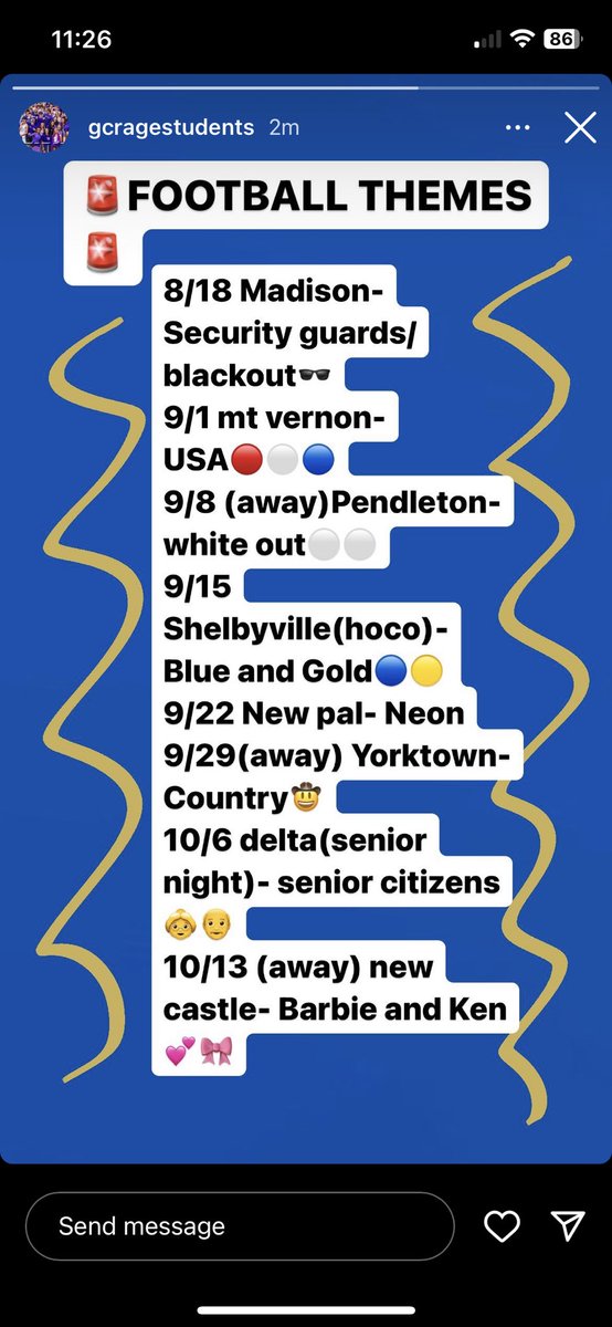 🔵Football Themes🔵
Show out for the Cougars this Friday night at home‼️