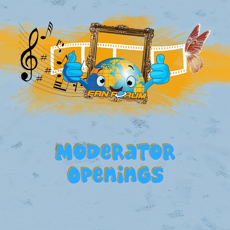 We currently have moderator openings on the following #FanForum board(s):  

Application Deadline - August 24th  
#ChrisPine [Extended] 
#LordoftheRings 
#TelevisionandRealityTV 
#XoKitty 

How to apply: [tinyurl.com/3es4ht2r]