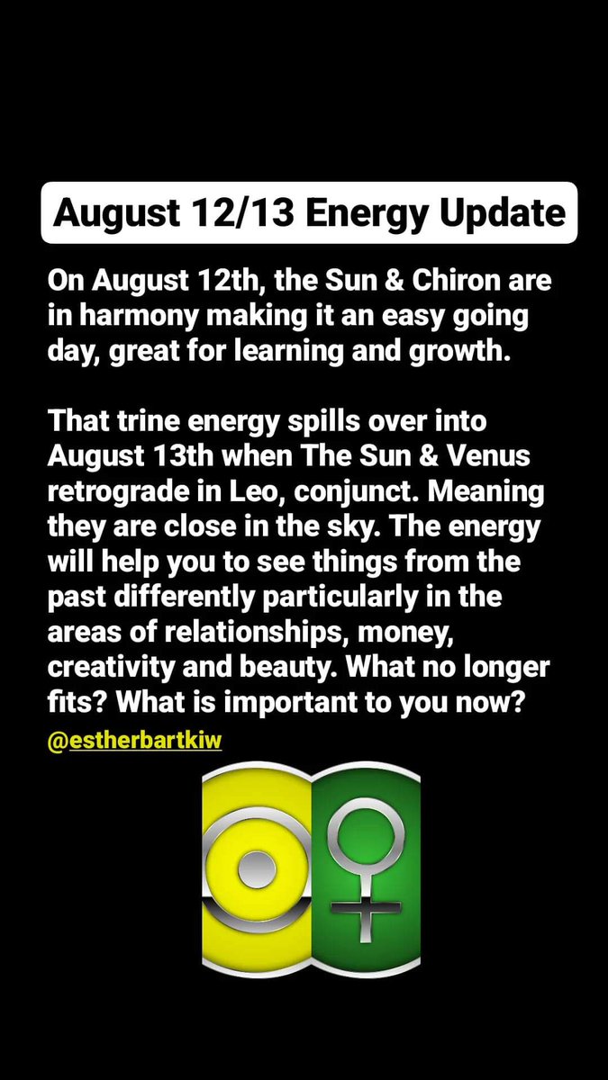 seasunsoulful's tweet photo. August 12/13, 2023
Energy Update ✨️
#energyupdate #sunvenus https://t.co/Otu0NJPo8D