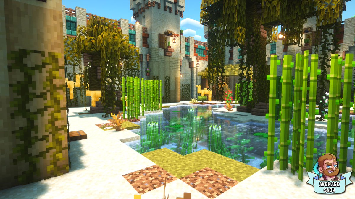 AverageSnowMC's tweet photo. Camel paradise built in the new hardcore world! Was fun making this one, check out the video 👇 

https://t.co/UT4IVVpyiV 

#minecraft #minecraftbuilds #minecraft建築コミュ https://t.co/Cft8UNArNa