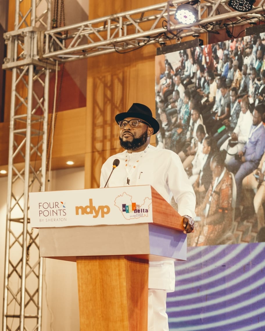 OfficialNYPF's tweet photo. "We want our young people who are entrepreneurs to understand that the future is theirs, and that the future is entrepreneurship." Mr. Moses Siloko Siasia, Chief Convener, Niger Delta MSME Summit. @MosesSiasia 
#msmesummit2023 https://t.co/CzhRPMK6Zw