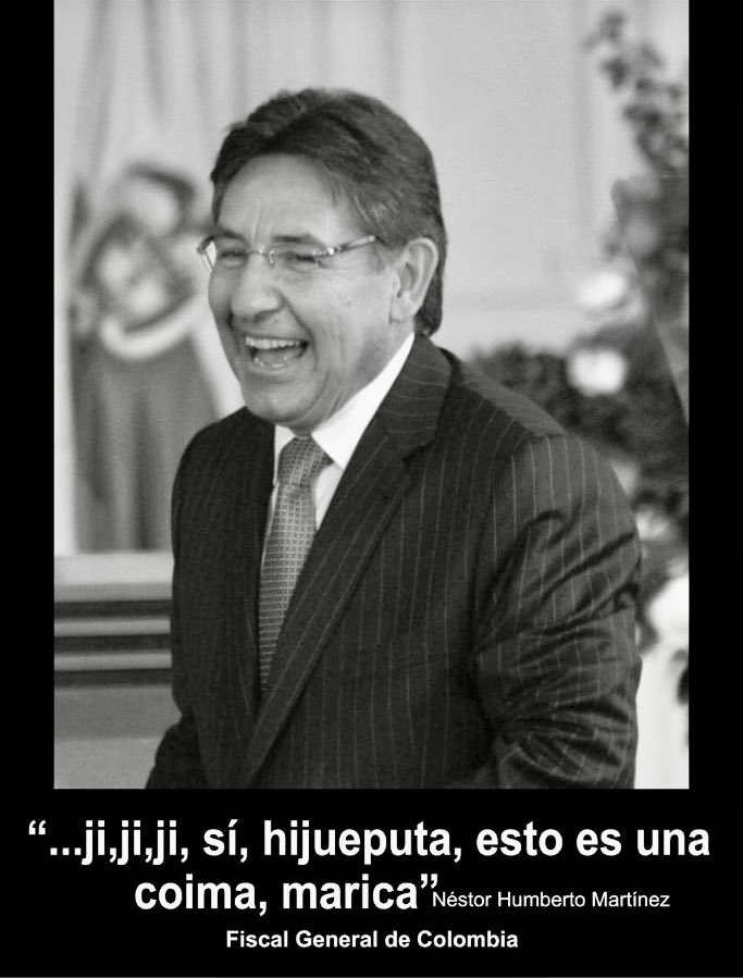 AbadColorado's tweet photo. NHM 26/08/2015: “Usted se metió en esto y el único guebón que va a terminar es usted ¡Hijueputa! Ja, ja, ja”.
Nadie puede olvidar un cínico del poder económico y politiquero ante denuncias valientes q hizo Jorge Enrique Pizano, auditor contratado x Grupo Aval  @MJDuzan @DCoronell https://t.co/iFCmDofhH7