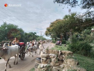 cherrytt16686's tweet image. Terrorist military set ablaze on Thakut Tanae village, #Budalin Township, #Sagaing Region, till the morning today  started from Aug 12 at about 5:30 p.m, thousands of local people have to be fleeing, known from locals.
#2023Aug13Coup
#WarCrimesOfJunta
#WhatsHappeningInMyanmar