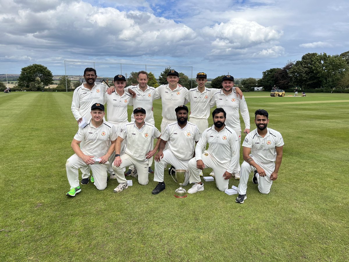 First trophy of the season! Dave Connor Cup winning side against <a href="/HessleCC/">Hessle CC</a>