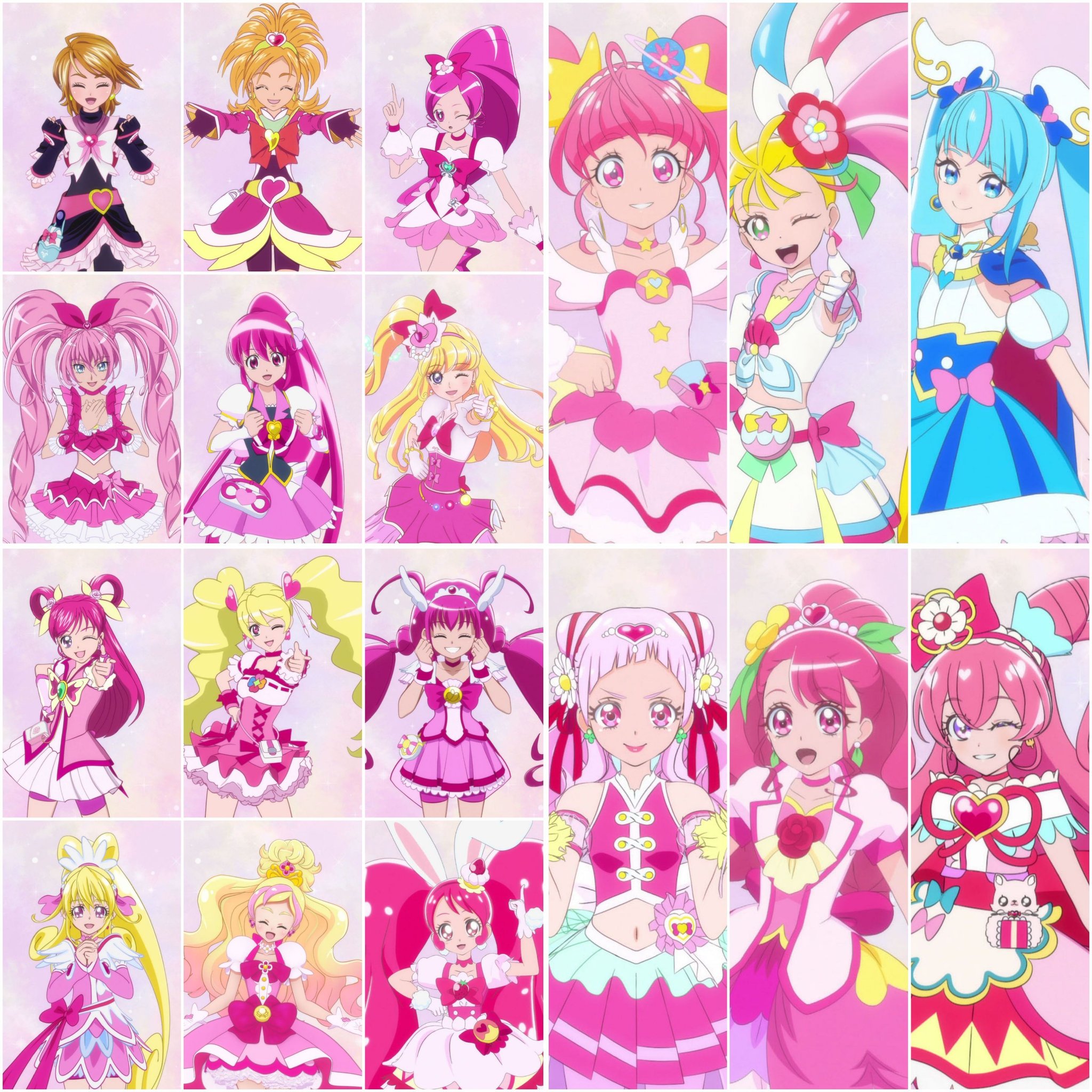 KuroYami on X: Green/Teal Precures from another world! Who's your