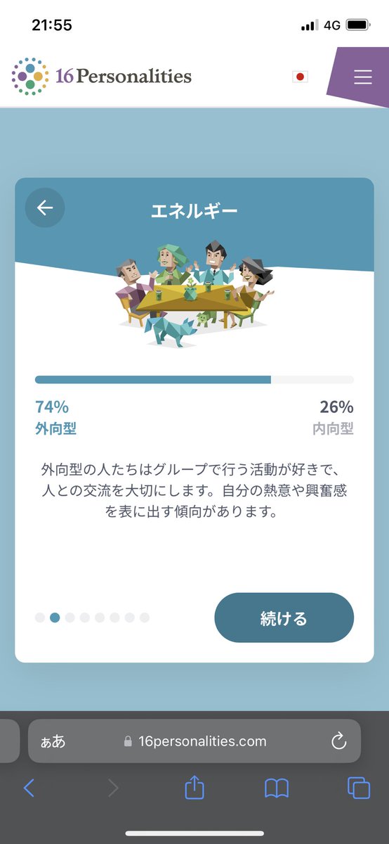 kojisiz's tweet photo. 何回やってもENFJ😇 https://t.co/NVM41plnNQ