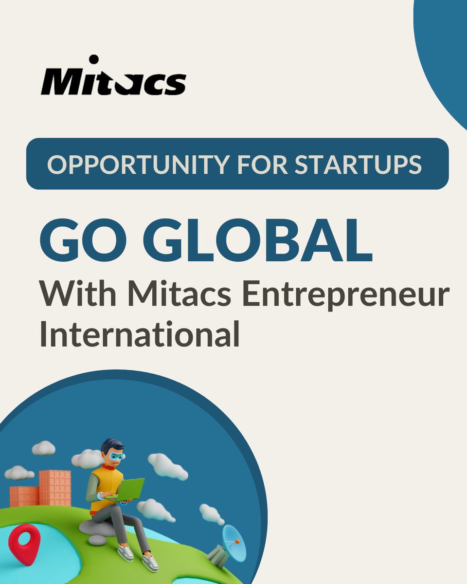 MitacsCanada's tweet photo. Seize the opportunity to take your #startup global and give your business a competitive edge with Mitacs Entrepreneur International! 🌍 Don't miss out — Apply Now! #SmallBusiness #BusinessGrowth
👉 https://t.co/rP70pSwqh1 https://t.co/lmPwYJtcuQ