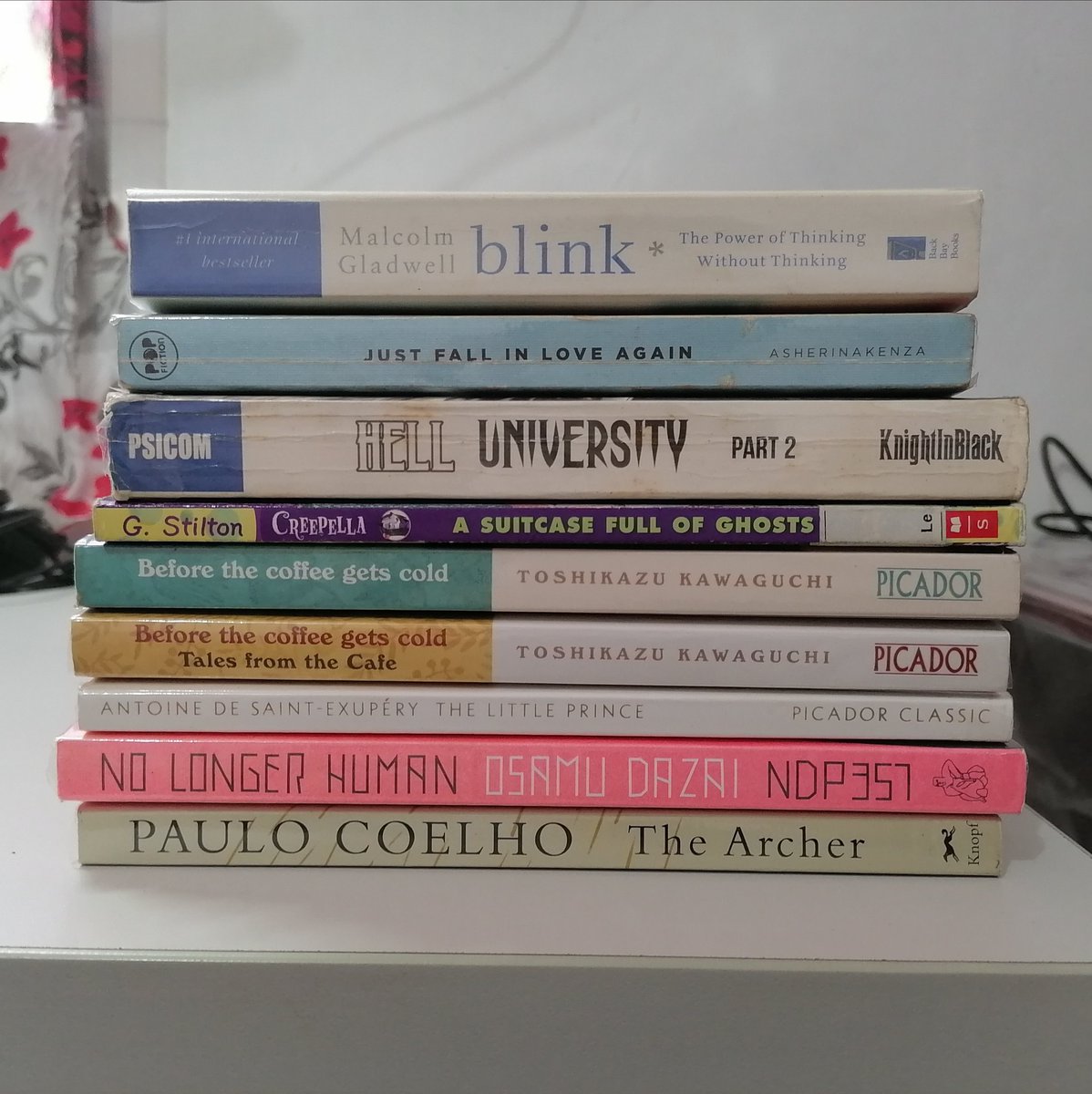 renjunlemon's tweet photo. hii! posting my book bentables ^_^ scroll below ⬇️ for details 

t. for sale book ph wts lfb blink before the coffee gets cold tales from the cafe no longer human the archer the little prince g. stilton hell university pop fiction https://t.co/AE1QQhfne6
