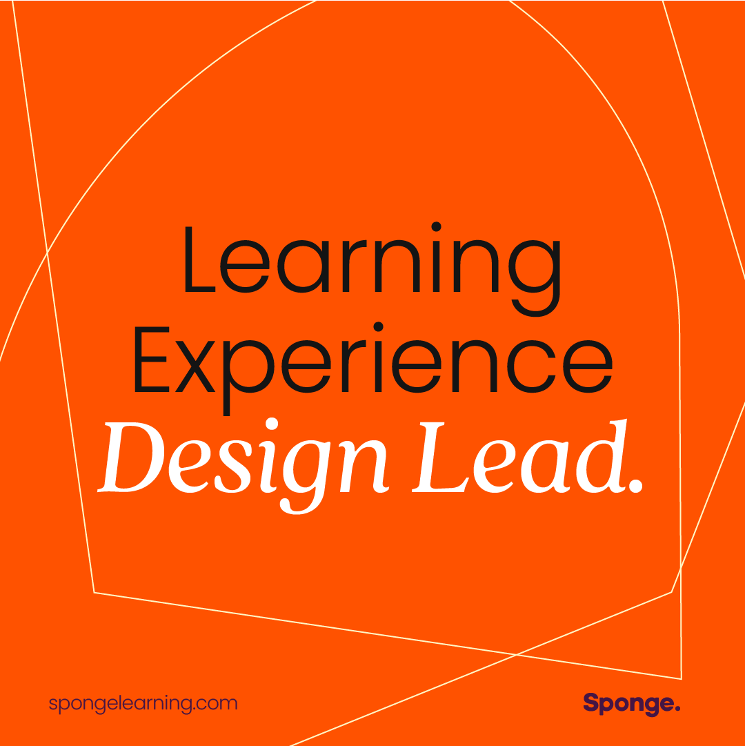 Are you a Senior Learning Experience Design professional ready to take the next step in an already great career? 🚀 Now's your chance to make your mark in a new role as Sponge 's Learning Experience Design Lead. Learn more here: hubs.li/Q01-QS-k0 #LnD #jobs #career