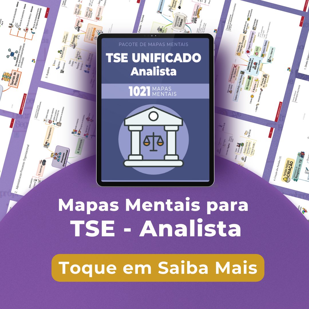 Não perca essa oportunidade única! Aproveite agora mesmo o desconto de 60% nos e-books TSE Unificado Técnico e TSE Unificado Analista! 
 #mapasequestoes mapasequestoes.com.br