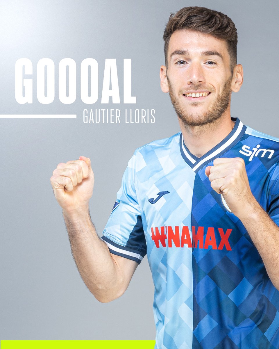 HAC_Foot's tweet photo. 𝗠𝗔𝗜𝗦 𝗢𝗨𝗜, 𝗚𝗔𝗨𝗧𝗜𝗘𝗥 𝗟𝗟𝗢𝗥𝗜𝗦 !!!!!!!!!!!! ⚽️⚽️⚽️

Le HAC ouvre la marque par son défenseur central (6e) !

A la réception d'un coup franc excentré d'Alioui, repris par Salmier, puis repoussé, mais qu'il a bien suivi, Gautier Lloris restera donc, à jamais, le premier buteur de la saison 2023-2024 !!!🤩

#MHSCHAC | 0⃣-1⃣