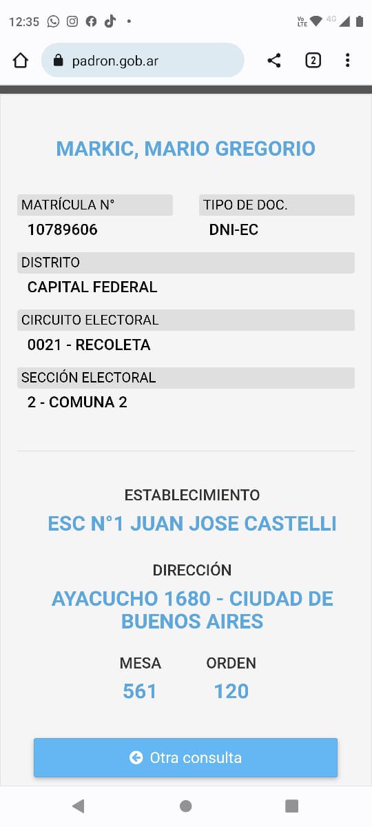 Editor_76's tweet photo. El periodista de Clarín Mario Markic se presentó como candidato a gobernador en Santa Cruz, pero tiene domicilio en la Ciudad de Buenos Aires.
¿Cómo pueden hacer algo así? https://t.co/LHlZeN097x