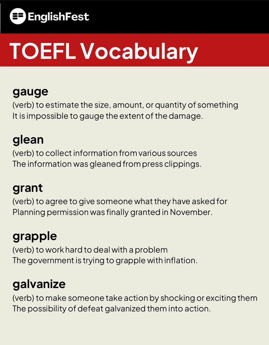TOEFL Vocabulary                                  

TOEFL ITP Preparation:                 
englishfest.id/toefl-itp