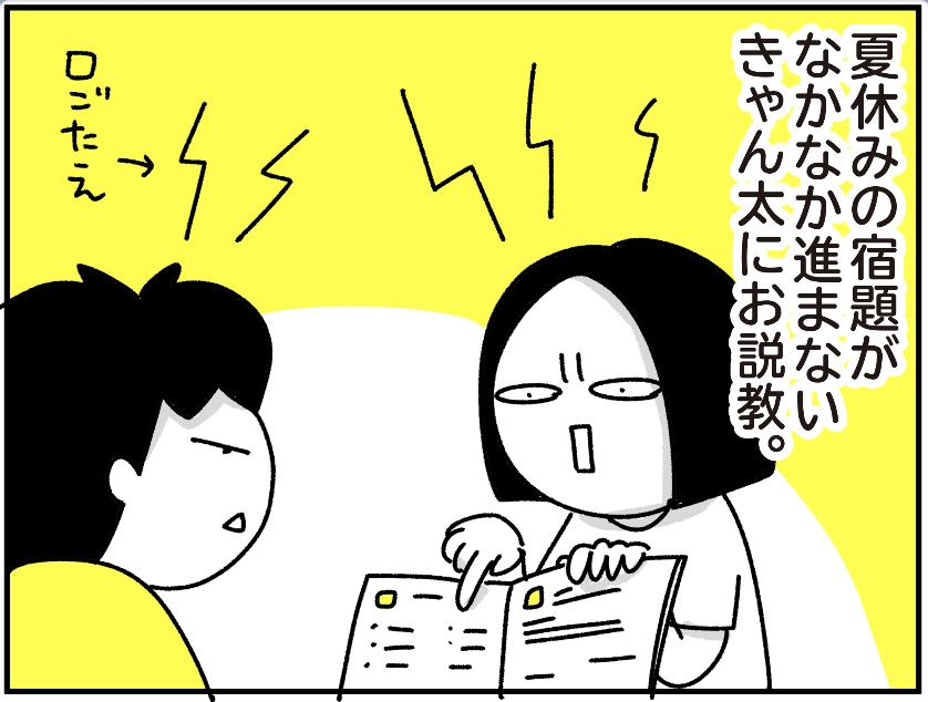 ブログ更新しました。   #はてなブログ きゃん太と夏休みの宿題 - ちょっ子さん 